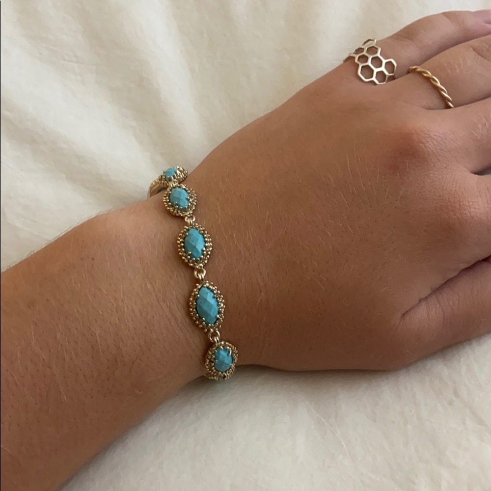 Kendra Scott blue bracelet- hardly worn!